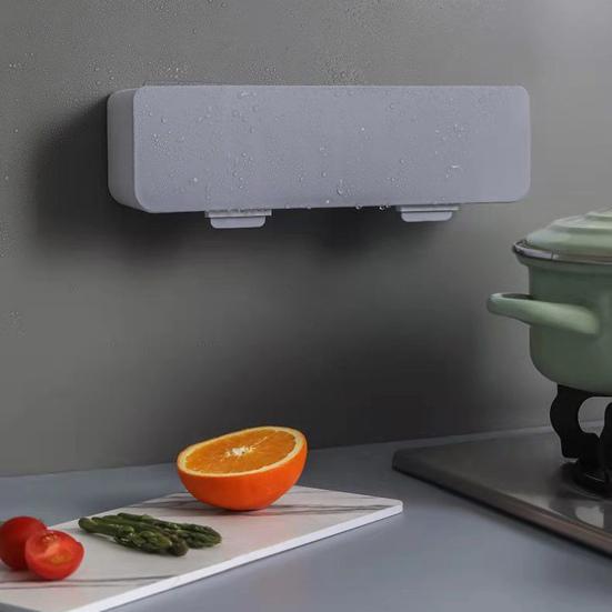 Gewürzbox mit Deckel, großes Fassungsvermögen, staubdicht, wasserdicht, zur Wandmontage, Salz- und Pfefferbox, Gewürzglas mit Löffel-Set