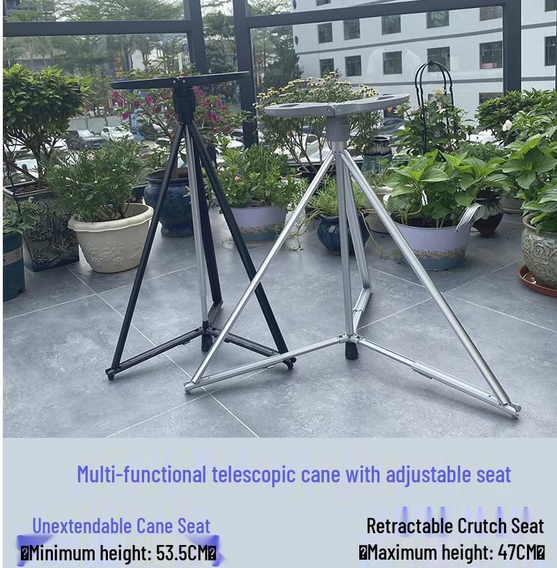 Compact Aluminum Trekking Pole: Outdoor Foldable, Multi-Functional, for Climbing and Hiking.