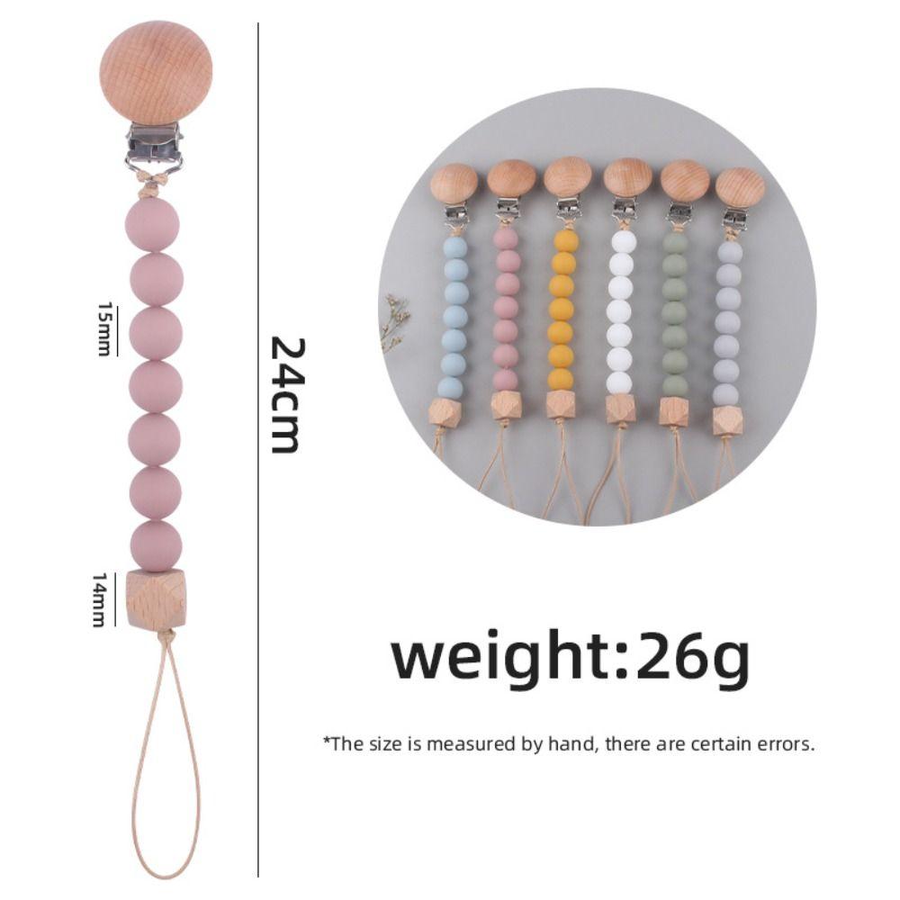 Holder Toddler Baby Teether Toys Straps Baby Pacifier Chain Pacifier Holder Clips Dummy Clips