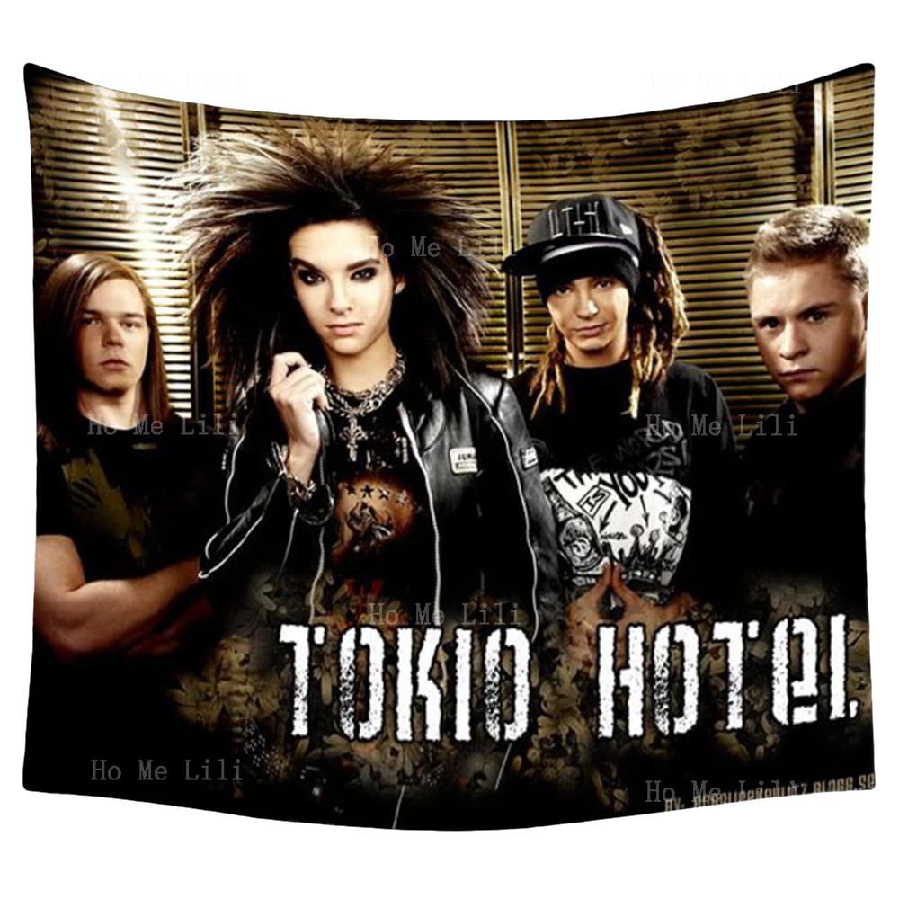 Tokyo Hotel Photo Album Humanoid Poster Rock Band Songs About The End Of The World Tapestry For Livingroom Decor