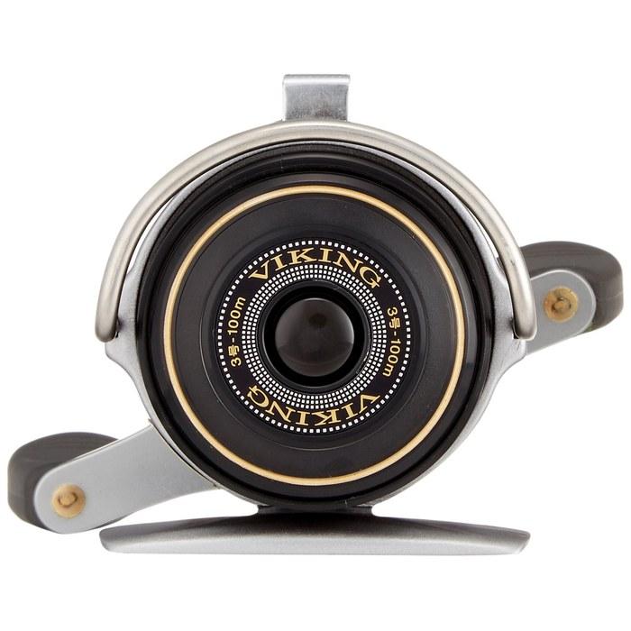 Daiwa Viking Ikada 44 Single-Handle Reel (White, Gray)