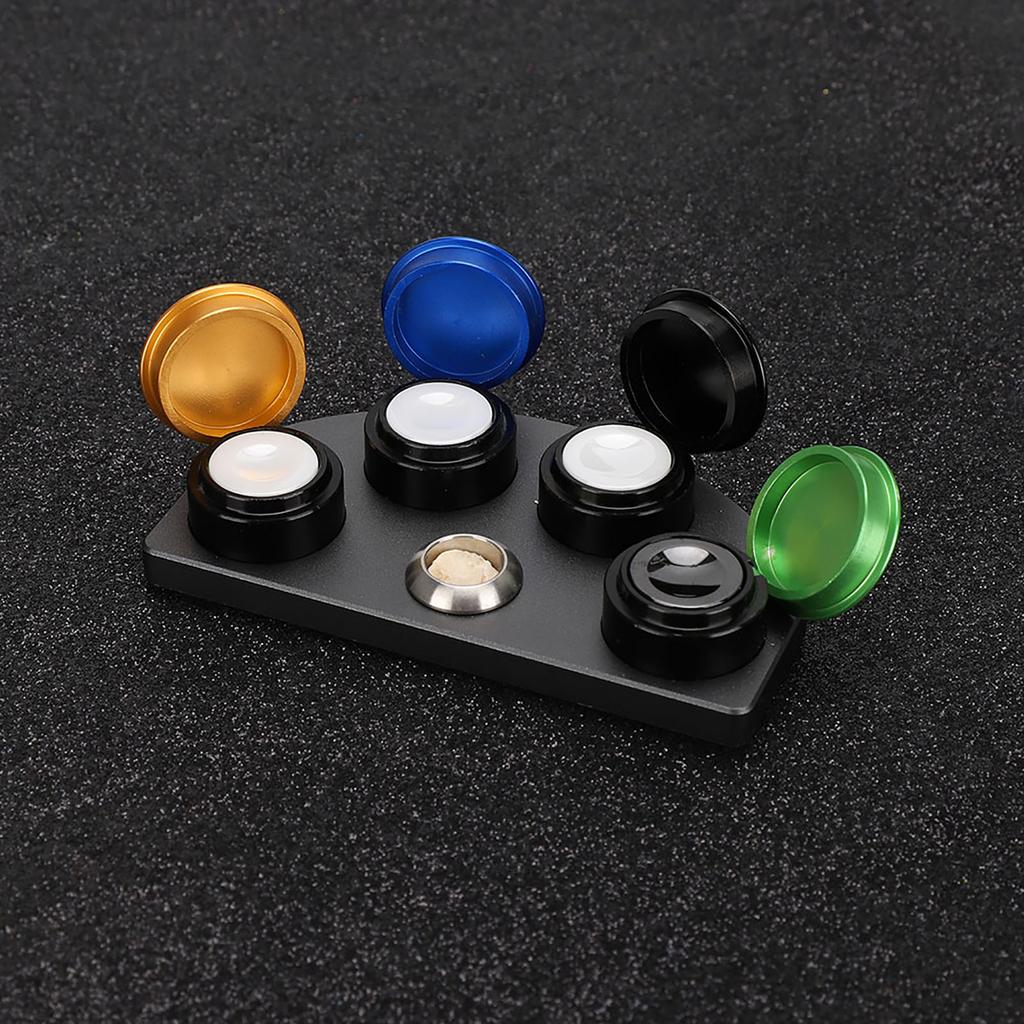 Watch Oil Dip Tool 4 Dish Watch Oiler Dish Watch Repairing Accessory for Watchmakers