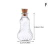 1:12 Dollhouse Mini Wish Bottle Glass Storage Bottle W/Cork Candy Jar Home Decor