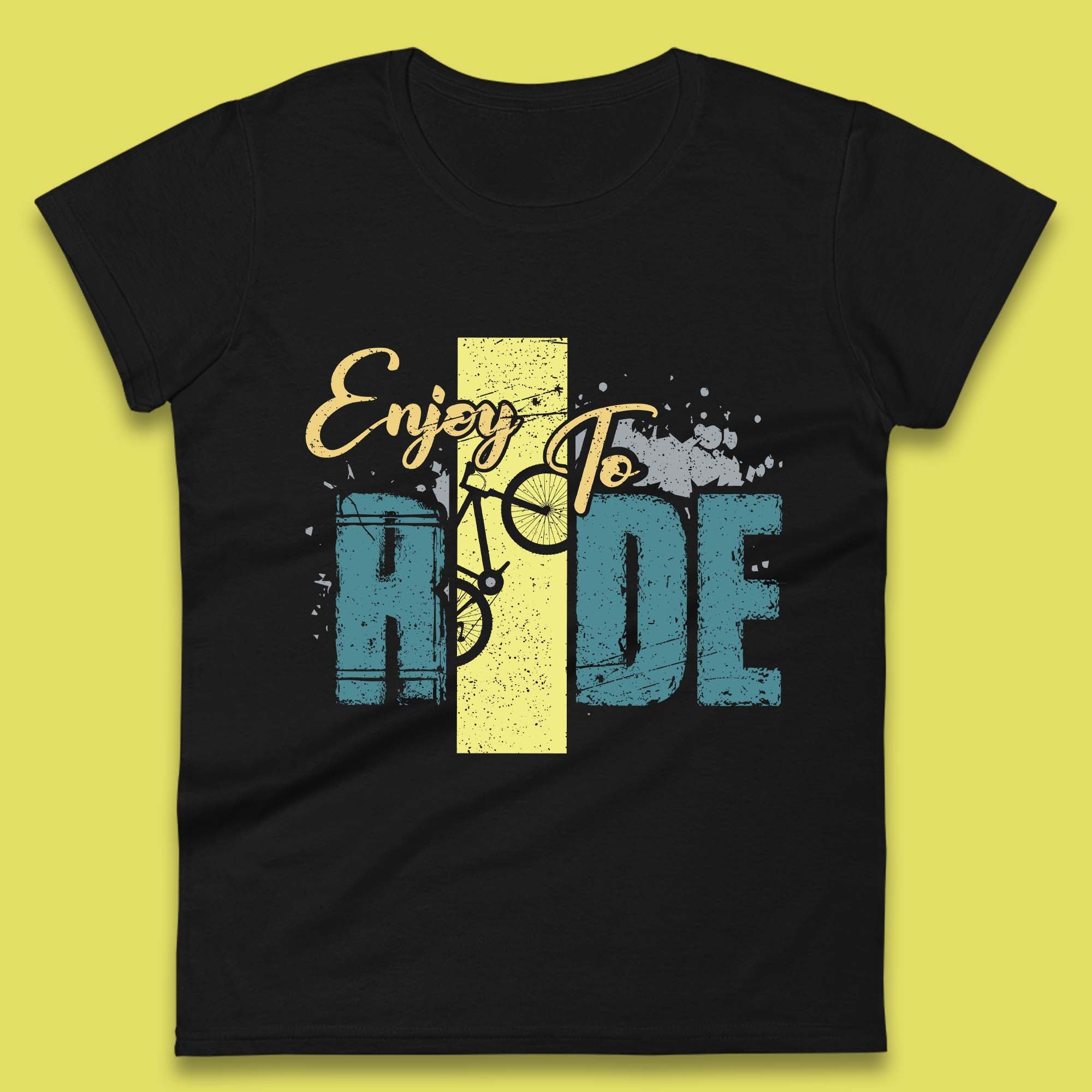 Enjoy To Ride Womens T-Shirt Mens Tops Tees Unisex 4XL