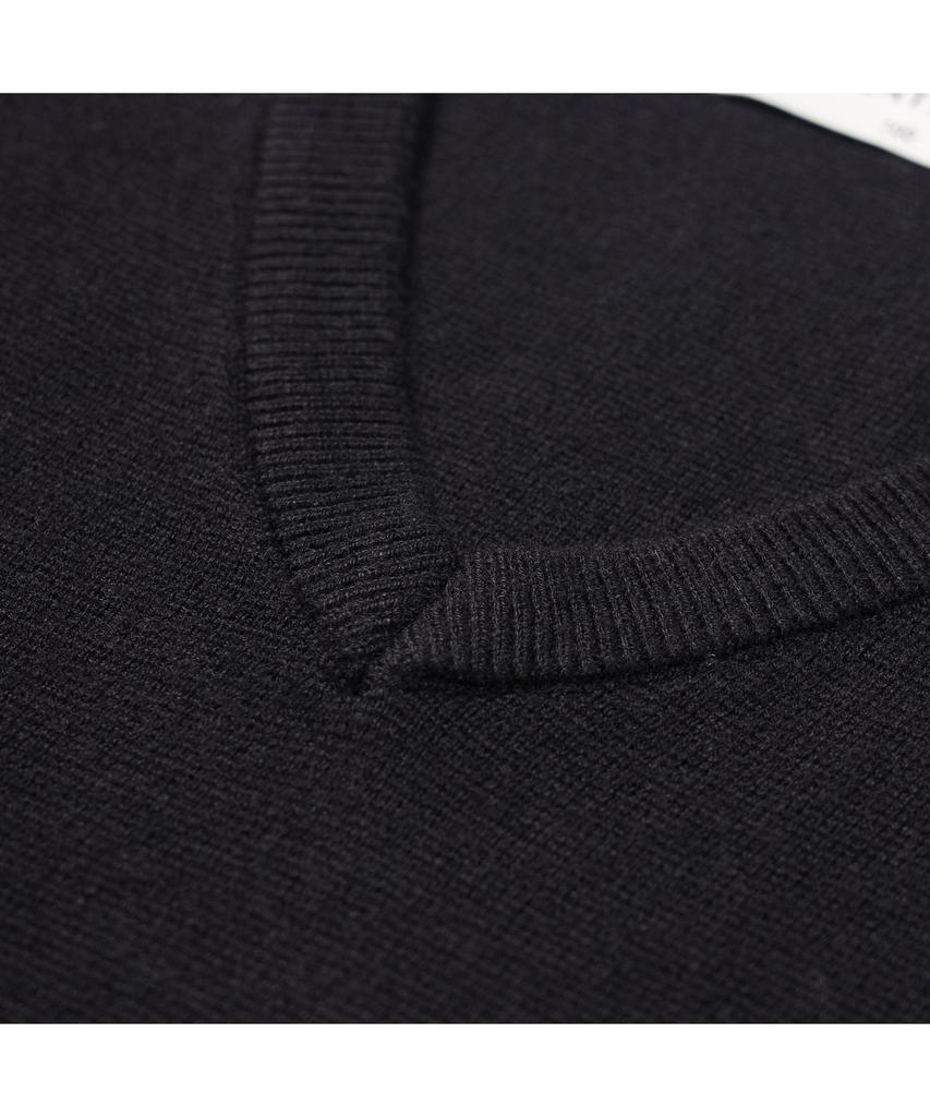 Brentwood [Essentials] Washable V-Neck Vest Sweater Brwax26271Bkx