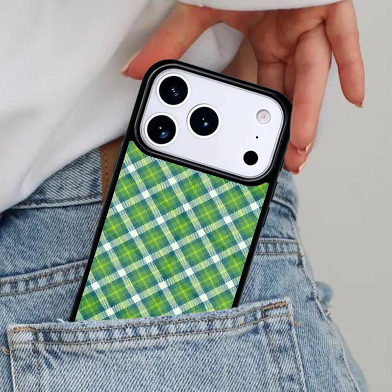 Buffalo Plaid Pattern Phone Case for iPhone 16e 15 14 13 12 17 Pro Max Plus Air 17pro Cover Coque