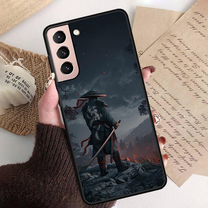 SamuraiPhone Case for Samsung Galaxy S22 S20 Ultra S20 S22 Plus S21 S10 S9 S8 Plus S10E S20 FE Funda Capa