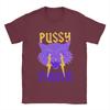 Casual T-Shirt Beach Pussy Power  Trendy Cool T-Shirts  Funny Cotton Tee Shirt for Men Aesthetic Printed Short Sleeve Top Tees