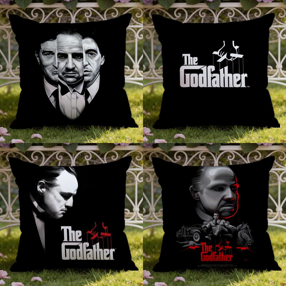 The GGodfather Movie Cushion Cover Home Car DualScene Pillow Cover Reversible for Premium Comfort