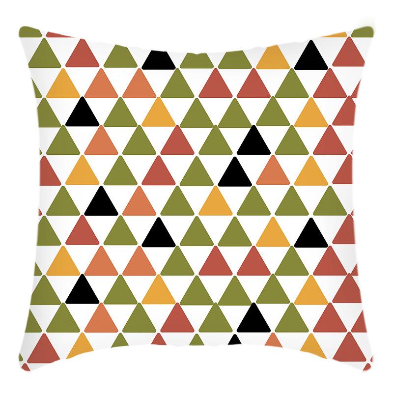 

Новая наволочка Геометрическая серия Наволочка с принтом Простая наволочка Дом Диван 45 * 45Cm pillowcase