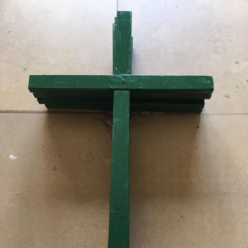 WEZHO Wooden Cross Back Posture Corrector