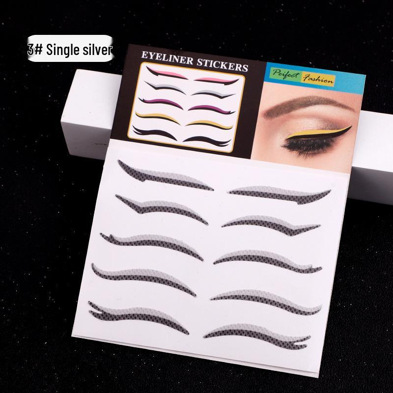 

5 пар нетканых наклеек для теней и подводки, самоклеящиеся для двойного века и сценического макияжа