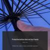 24-Rib Windproof Rainbow Straight Umbrella
