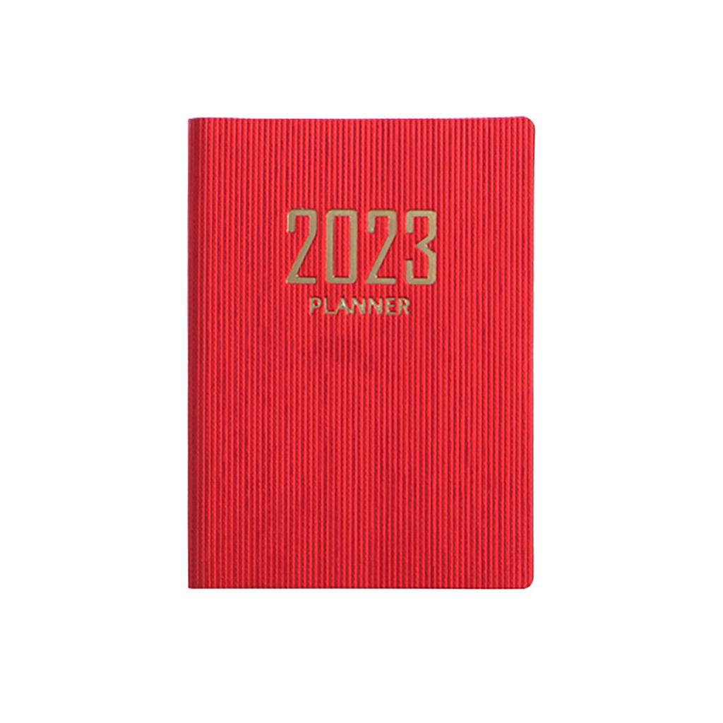 Cheap (Hcj)2023 English Calendar Calendar Book Daily Plan Notebook Portable A7 Pocket Calendar