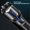 Camping Flashlight High Compact Size Waterproof Brightness Zoomable Long Irradiation Distance Aluminum Alloy