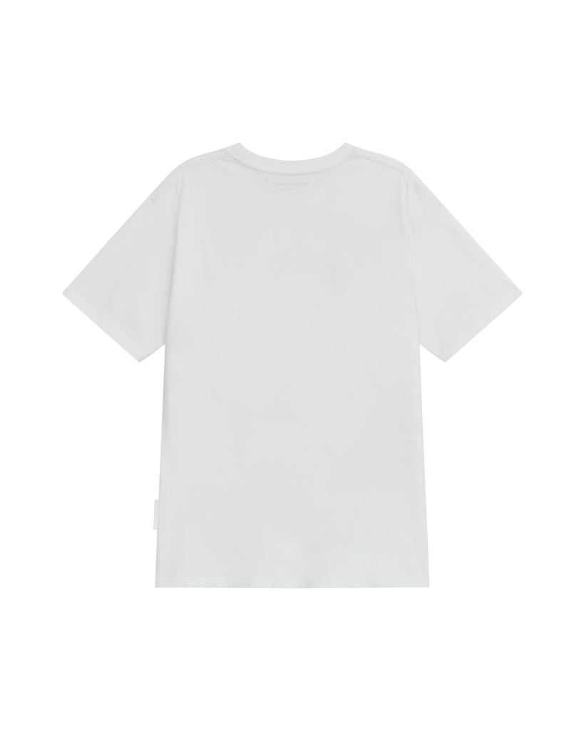 THEMUSEUMVISITOR Heart Blossom Overfit T-Shirt (White)