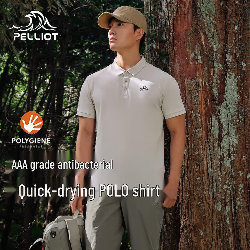 Pelliot Unisex Outdoor Quick-Dry Polo Shirt