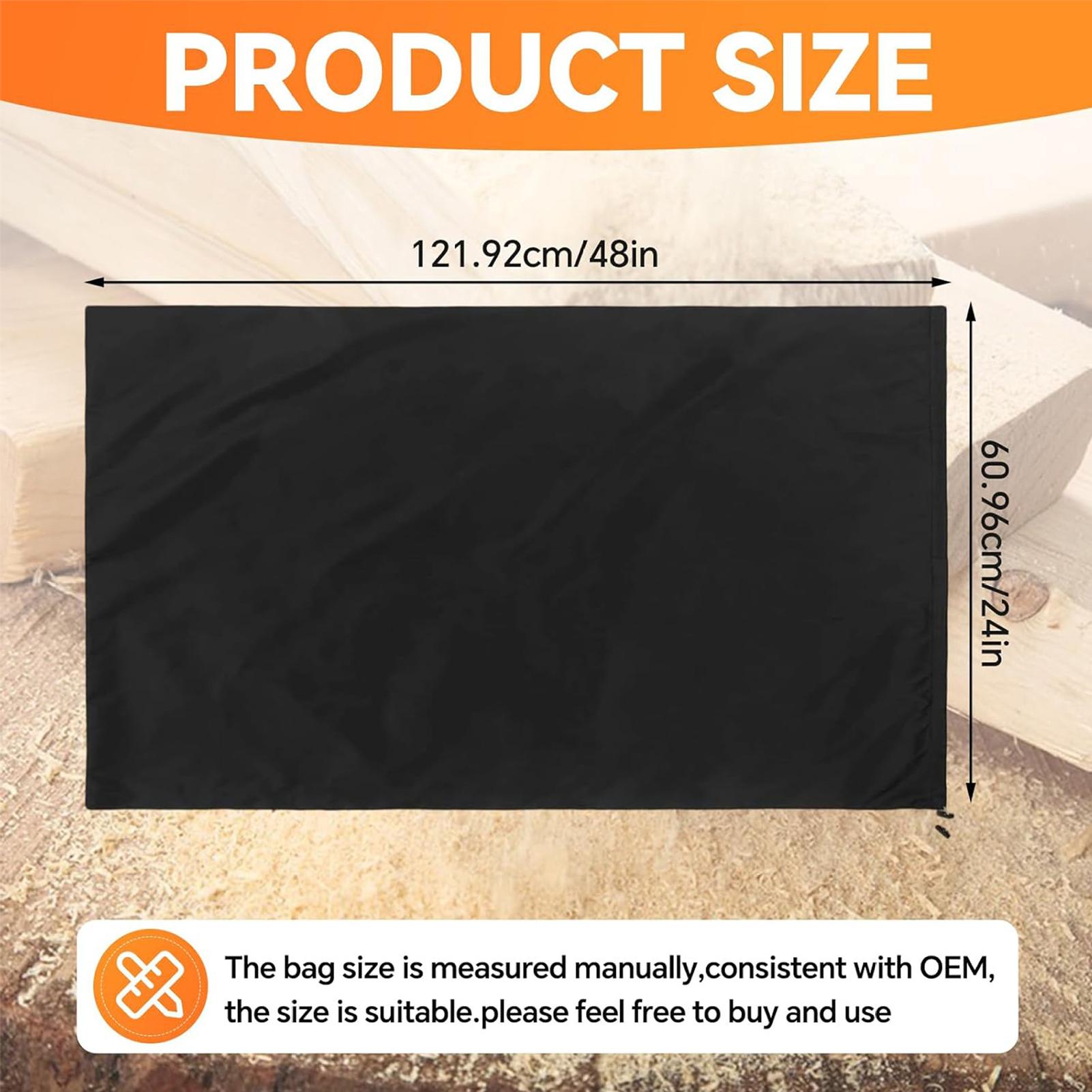 

Wood Chipper Bag Collection Mesh Holder Tote 48.43x23.62 Inches Mulcher Bag For Crafts-man Electric Shredder Mulcher CN