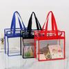 Zipper PVC Tote Bag Waterproof Clear Crossbody Bag Fashion Transparent Shoulder Bag Female/Male