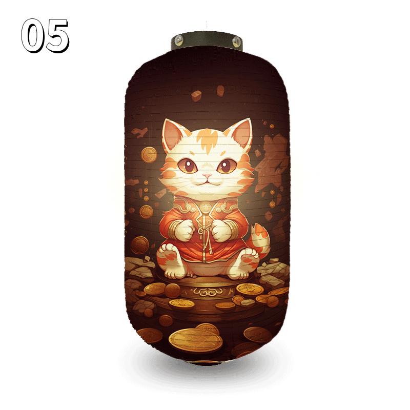 Japanese Traditional Cloth Lantern Ukiyoe Hanging Lanterns Restaurant Izakaya Sushi Cuisine Shop Decoration Advertising Sign