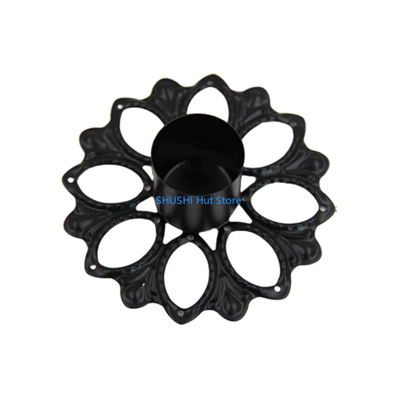 European Wrought Iron Holder Candlestick Party Background Decoration for Wedding Holiday Party Decoration D57B