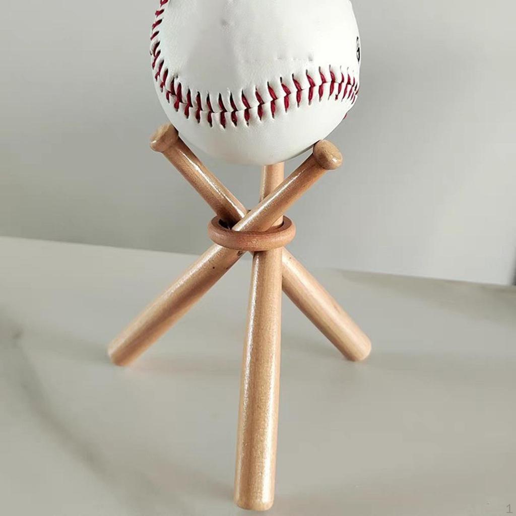 Baseball Holder Rack for Displaying Collectibles On Desktop