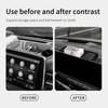 for KIA EV3 2025 2025 Dashboard Tray Organizer Display Screen Rear Storage Box Silicone Car Interior Accessories Black