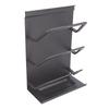 Hanging Pot Lid Rack Aluminum Alloy Secure Structure Space Saving Versatile Wall Cabinet Pot Lid