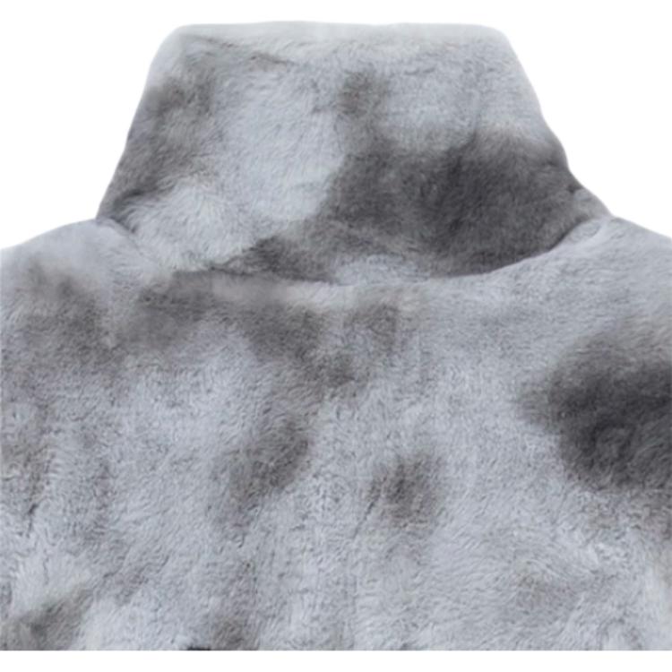 Li-Ning X Disney Toy Story Collection Strawberry Bear Embroidered Plush Warm Tie-Dye Cotton Jacket Women Outerwear Black AFMR008-3