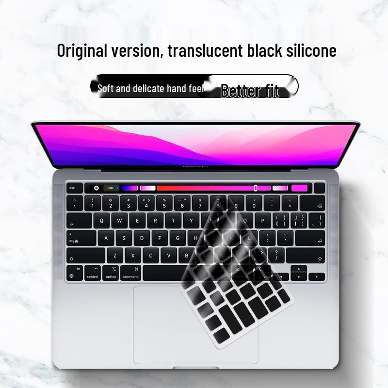 

Защитная накладка на клавиатуру для MacBook Pro и Air 13 дюймов: Водонепроницаемая, Пятноустойчивая, Моющаяся Пленка
