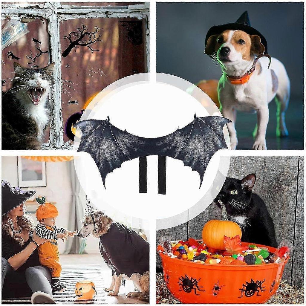 Dog Costume - Bat Dog Costume - Festive Accessory for Party Cosplay, Outdoor Party and Pet Event