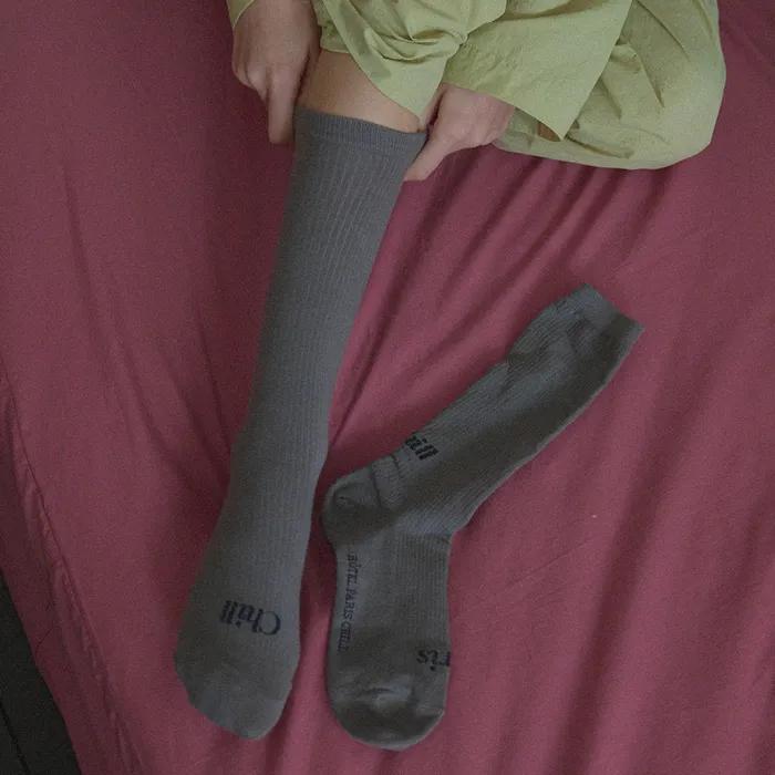 Paris Chill Socks (Dark Grey)
