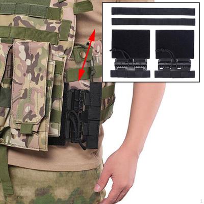 2 Pieces Vest Quick Release Buckle Set Tube Cummerbund Adapter for Cosplay