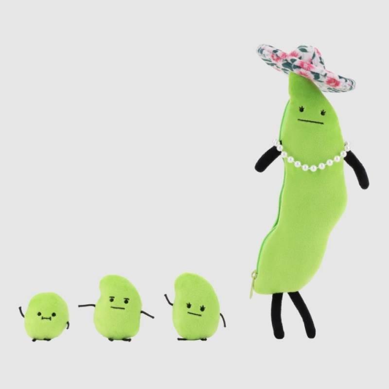 Edamame Secret Staycation Family Plush Toy Doll Is Cute Holiday Gift Children
