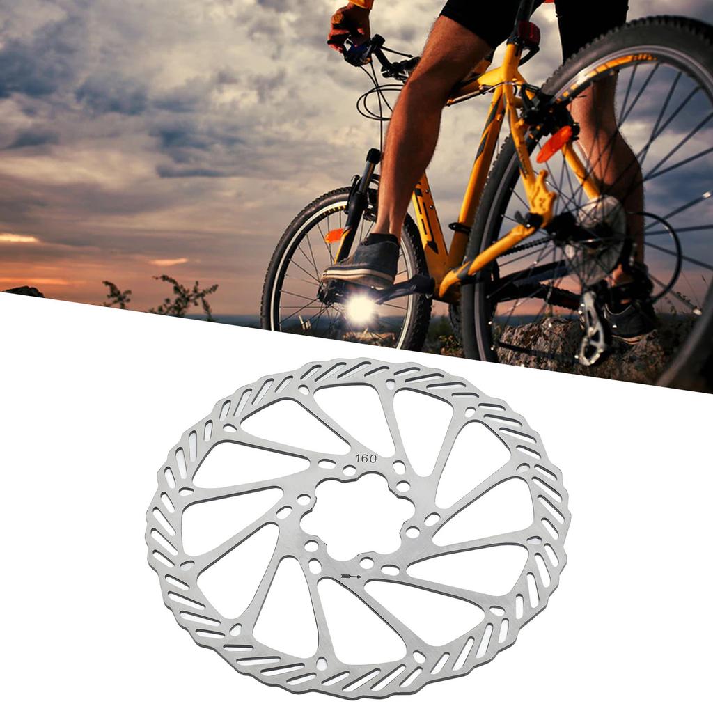 160mm Scheibenbremse Rostfrei Geräuschlos Hohl Leicht Edelstahl Fahrrad Bremsscheibe für Rennräder