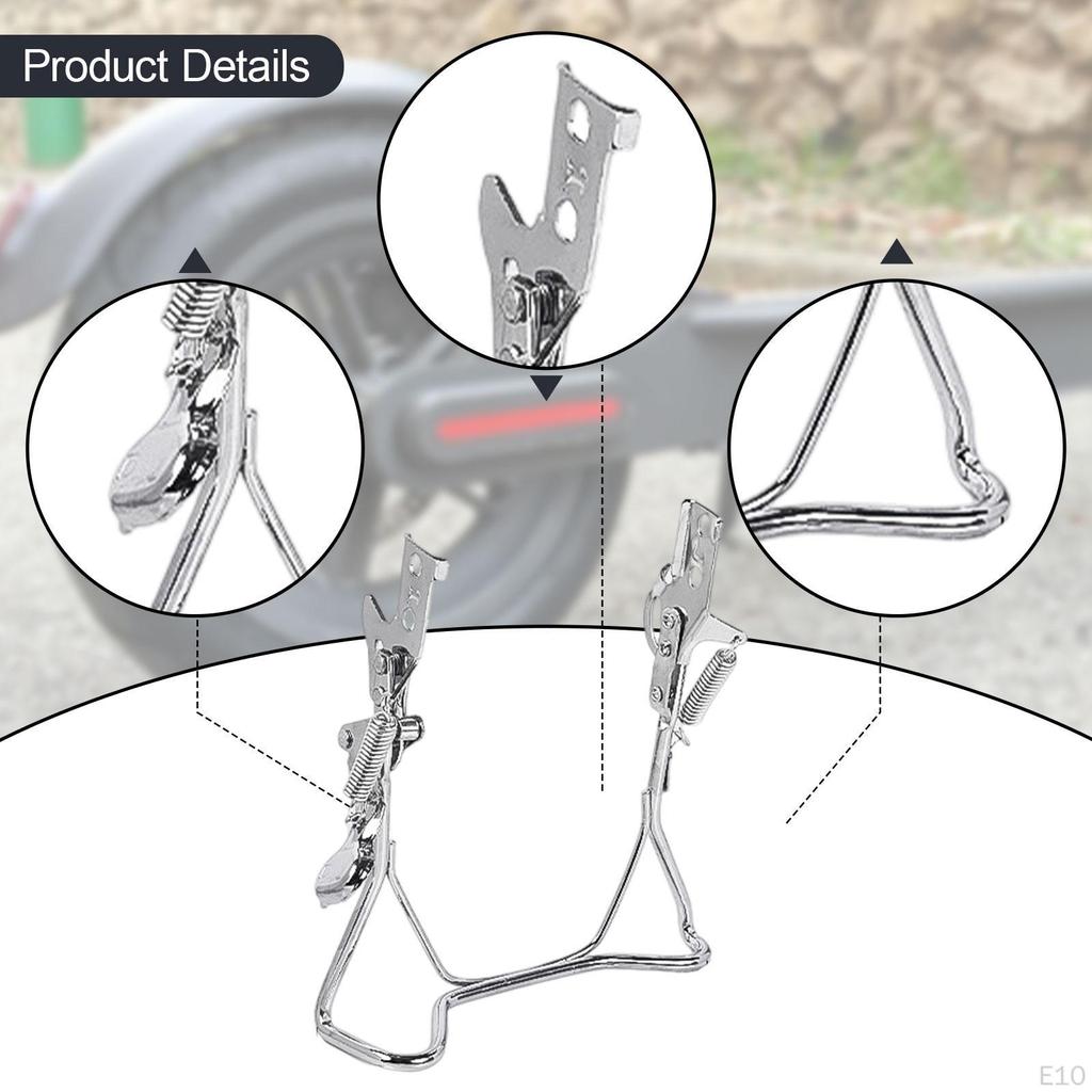 Bike Drop Stand Parking Rack Double Foot Rear Kickstand for Adults
