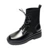 Inner heightening Martin boots women's shoes spring and autumn single boots high heels spring new small short boots
