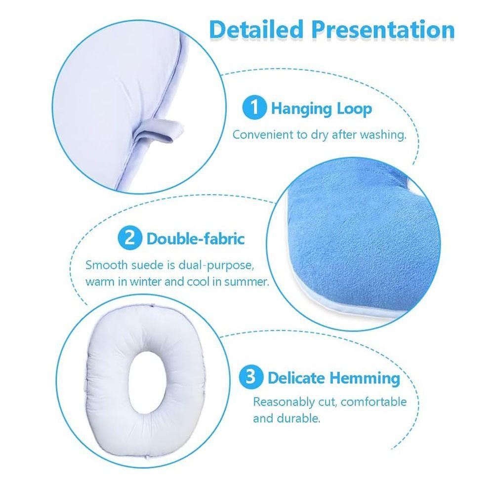 Hollow Design Donut Pillow Comfortable Nursing Bed Sore Pad Portable Anti-Decubitu Pad  Elderly