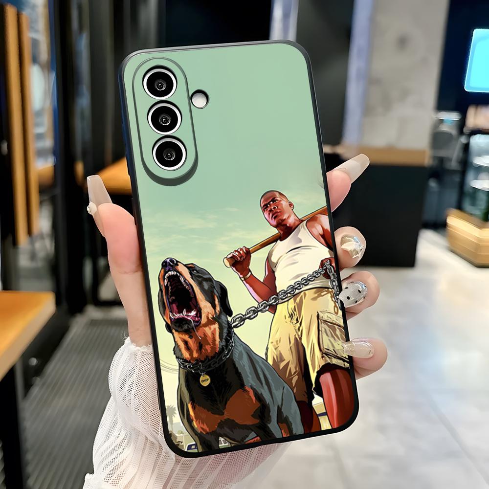 Husă de telefon Grand Theft Auto GTA V Pentru Samsung A25 A13 A33 5G A54 A36 A35 A56 A52 A14 Antișoc Capac Moale