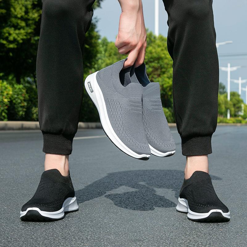 Shoes Men's 2025 Autumn New Men's Casual Single Shoes One Pedal Middle-aged and Elderly Dad Shoes Large Size Men's Shoes