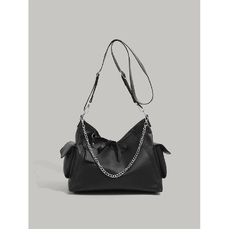 2025 New Women's Messenger Tote Bag, Large Capacity Chain Commuter Bag, Fashionable and High-end Single Shoulder Crossbody Bag