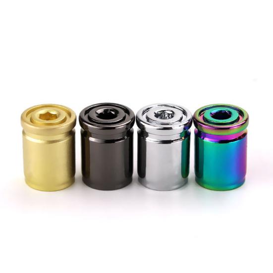 4Pcs Locking Car Tire Valve Stems Caps Anti-Theft Auto Wheel Valve Stem Covers with Rubber Seal Universal Tyre Air Stems Covers