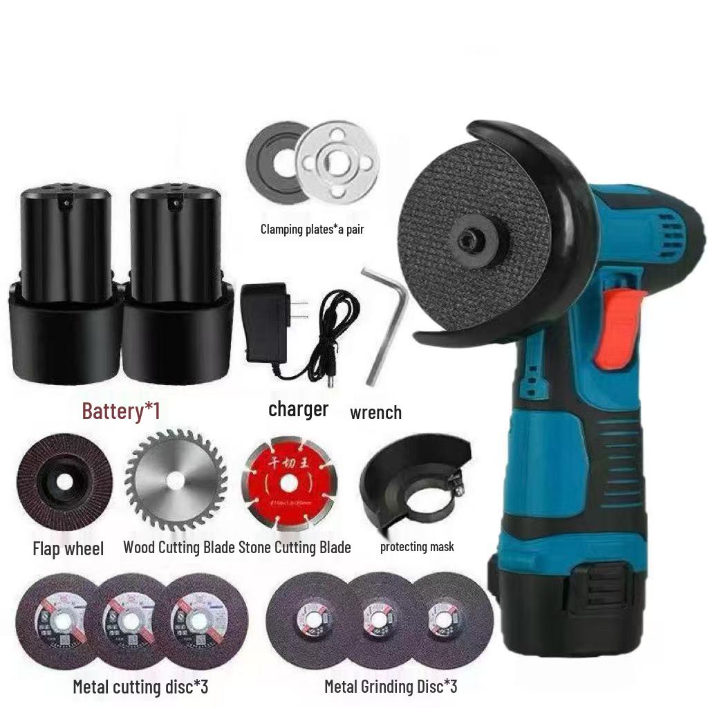 Compact Multifunctional Lithium Battery Mini Angle Grinder and Polisher