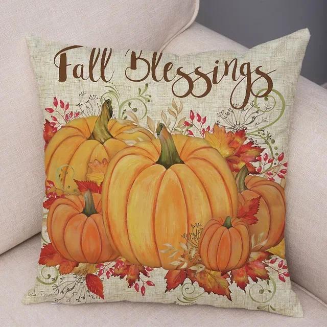 Heimdeko Herbsternte & Segnungen Muster Kissenbezüge Muster Kissenbezug Geeignet für Sofa Schlafzimmer Auto Kissenbezug