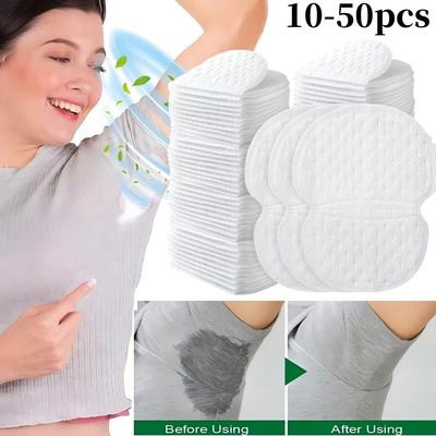 10 piezas Almohadillas para el Sudor de las Axilas Desechables Adhesivos Absorbentes de Sudor para las Axilas Transpirables Invisibles a Prueba de Sudor Adhesivos para la Ropa