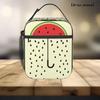 1pz Borsa Pranzo Anguria Carina con, Contatto Non Alimentare, Borsa Tote Rettangolare Bento Box per Lavoro, Scuola, Picnic