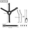 4/6/8 Inch Bearing Puller 3 Claws Convertible 2 Claws Multifunctional Claw Puller for Auto Car Repair Tools Forge and StampGood Product