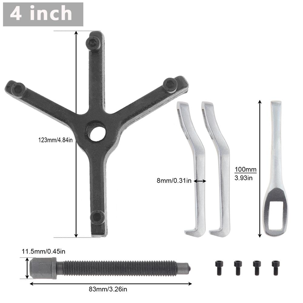 4/6/8 Inch Bearing Puller 3 Claws Convertible 2 Claws Multifunctional Claw Puller for Auto Car Repair Tools Forge and StampGood Product
