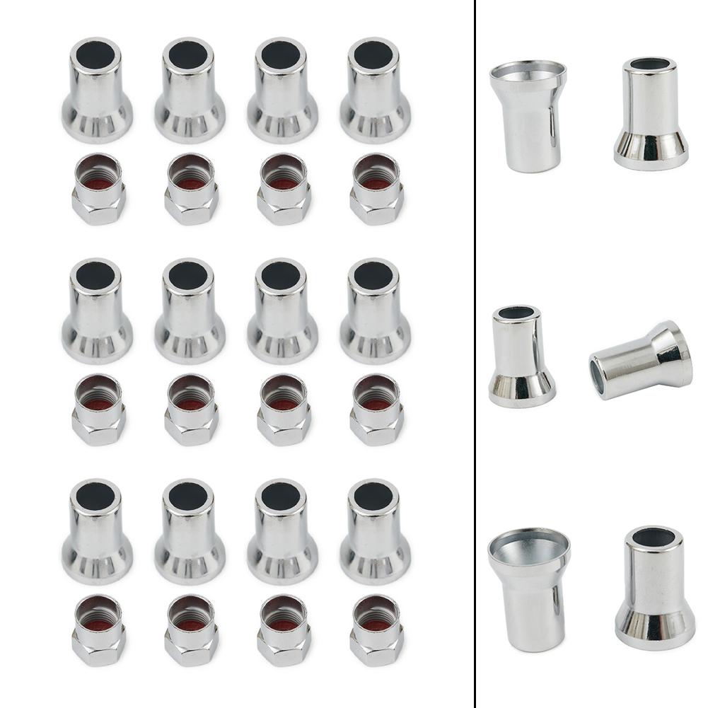 Unique Stylish Chrome Car/Truck Tire Wheel Tyre Valve Stem Sleeve Covers Plastic