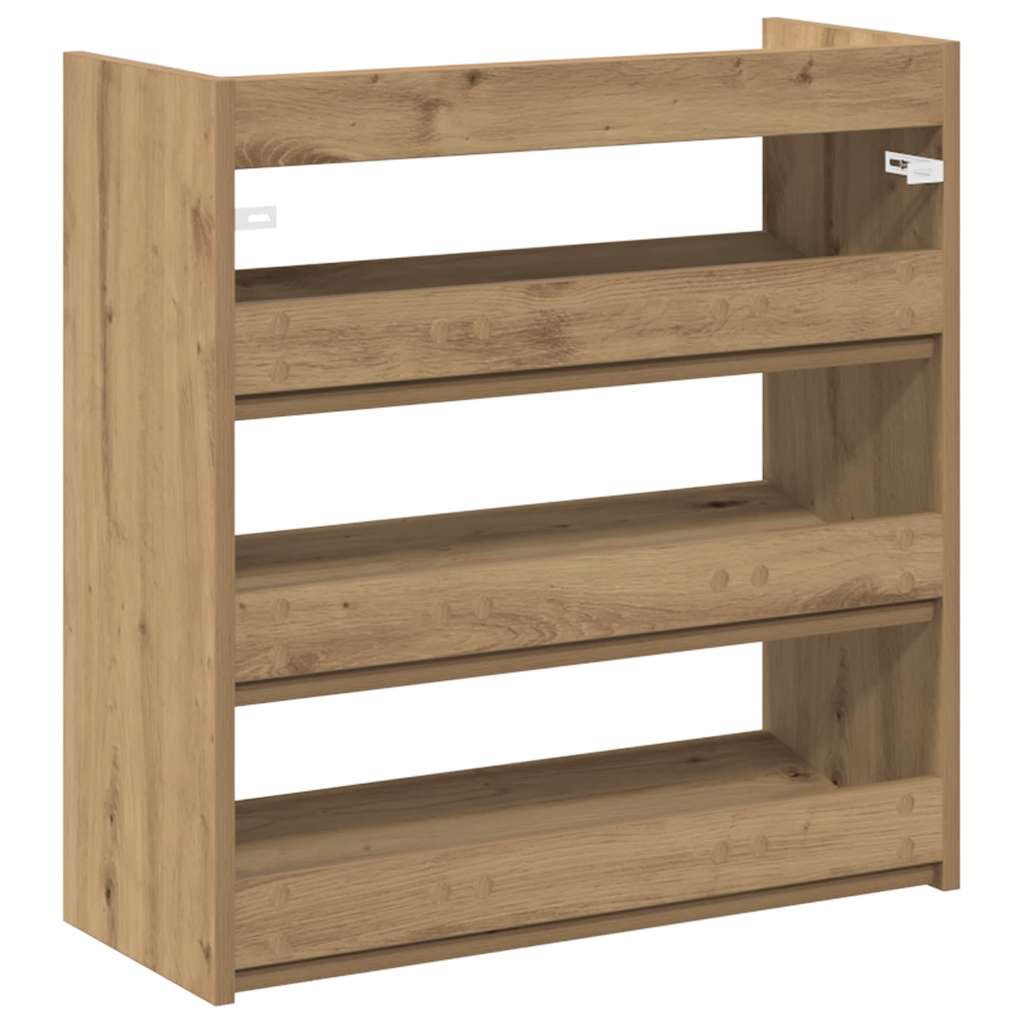 Shoe Rack Artisan Oak 60 x 25 x 62 cm Particleboard